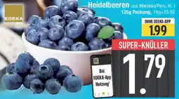 E-Center Heidelbeeren Angebot