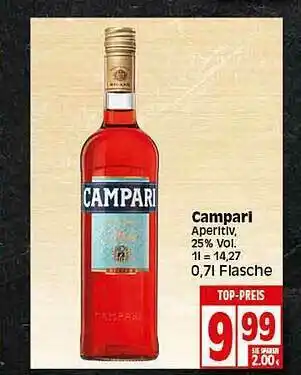 Elli Markt Campari Aperitiv Angebot