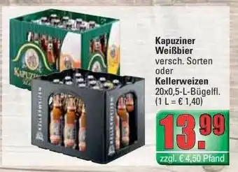 Profi Getränke Kapuziner Weißbier Oder Kellerweizen Angebot