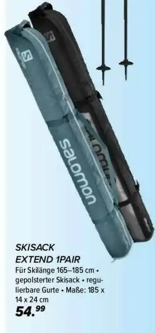 Hervis Skisack Extend 1pair Angebot