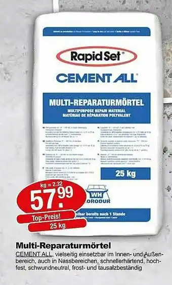 Leymann Baustoffe Multi-reparaturmörtel Angebot