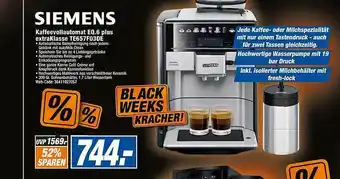 expert Octomedia Siemens Kaffeevollautomat Eq.6 Plus Extraklasse Te657f03de Angebot