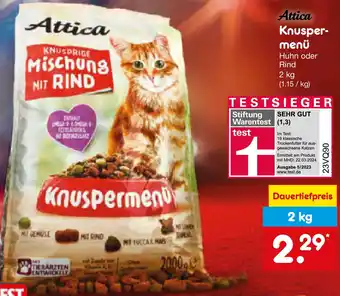 Netto Marken-Discount Attica Knusper- menü Angebot