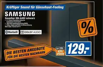 expert Octomedia Samsung Soundbar Hw-a450 Schwarz Angebot