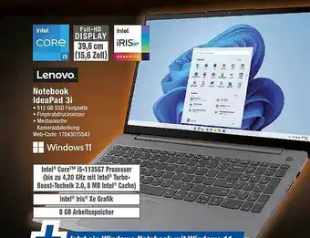 expert Octomedia Lenovo Notebook Ideapad 3i Angebot