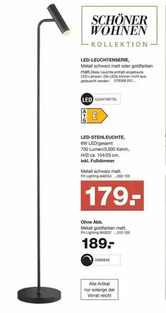 Thiex Schöner Wohnen Led-leuchtenserie Angebot