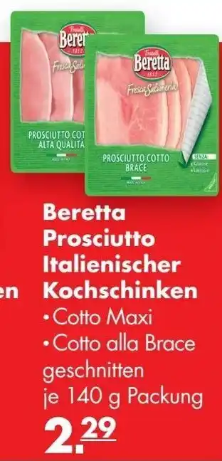 Handelshof Beretta Prosciutto Italienischer Kochschinken 140g Angebot