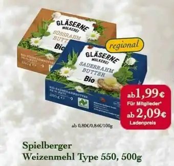 LPG Biomarkt Spielberger Weizenmehl Type 550 Angebot