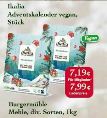 LPG Biomarkt Ikalie Adventskalender Vegan Angebot