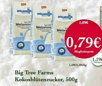 LPG Biomarkt Big Tree Farms Kokosblütenzucker Angebot