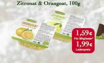 LPG Biomarkt Zitronat & Orangeat Angebot