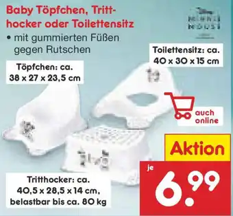 Netto Marken-Discount MICKEY MOUSE Baby Töpfchen, Tritt- hocker oder Toilettensitz Angebot