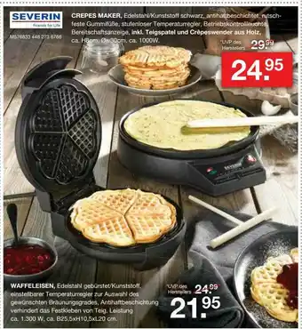 Möbel Steffens Severin Waffeleisen Crepes Maker Angebot