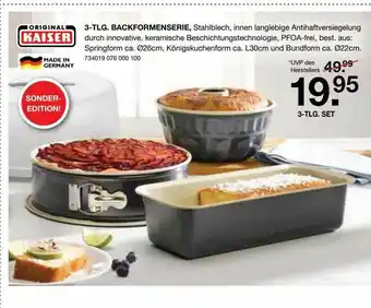 Möbel Steffens Original Kaiser 3-tlg. Backbormenserie Angebot