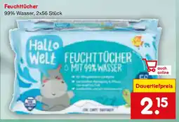 Netto Marken-Discount Feuchttücher Hallo Welt Angebot