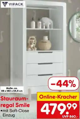 Netto Marken-Discount VIPACK Stauraum- regal Smile Angebot