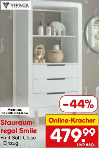 Netto Marken-Discount VIPACK Stauraum- regal Smile Angebot