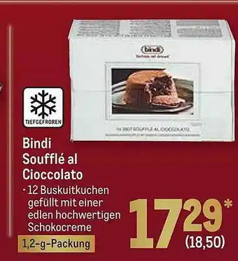 METRO Bindi Soufflé Al Cioccolato Angebot