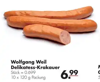 Handelshof Wolfgang Weil Delikatess Krakauer 10x120g Angebot