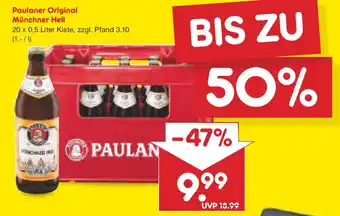 Netto Marken-Discount Paulaner Original Münchner Hell Angebot