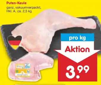 Netto Marken-Discount Puten-Keule Angebot