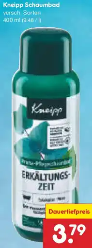 Netto Marken-Discount Kneipp Schaumbad Angebot