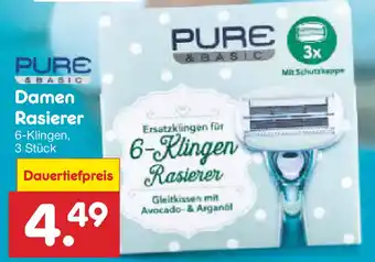 Netto Marken-Discount PURE & BASIC Damen Rasierer Angebot