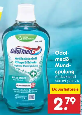 Netto Marken-Discount odol med 3 Mund- spülung Angebot