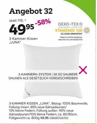 Mömax Kammer-kissen „luna“ Angebot