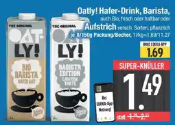 E-Center Oatly! Hafer-Drink, Barista, oder Aufstrich Angebot