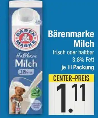 E-Center Bärenmarke Milch Angebot