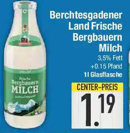 E-Center Berchtesgadener Land Frische Bergbauern Milch Angebot