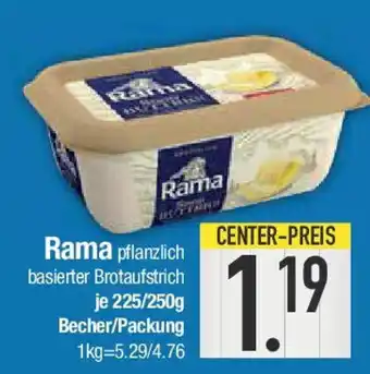 E-Center Rama pflanzlich basierter Brotaufstrich Angebot