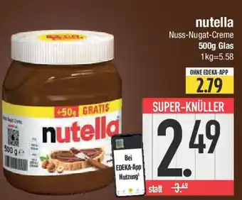 E-Center nutella Nuss-Nugat-Creme Angebot