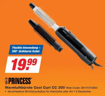 Expert PRINCESS Warmluftbürste Cool Curl CC 300 Angebot