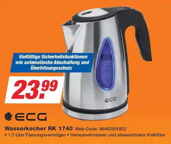 Expert ECG Wasserkocher RK 1740 Angebot