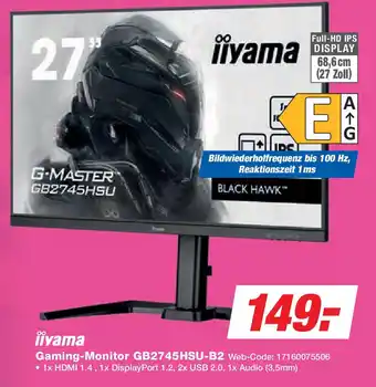 Expert iiyama Gaming-Monitor GB2745HSU-B2 Angebot