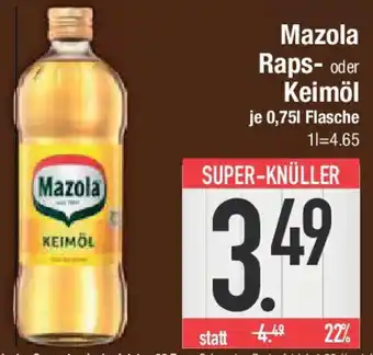 E-Center Mazola Raps- oder Keimöl Angebot