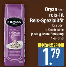 E-Center Oryza oder reis-fit Reis-Spezialität Angebot