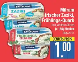 E-Center Milram frischer Zaziki, Frühlings-Quark Angebot