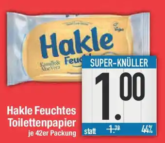 E-Center Hakle Feuchtes Toilettenpapier Angebot