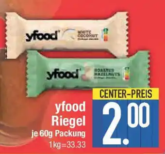 E-Center yfood Riegel Angebot