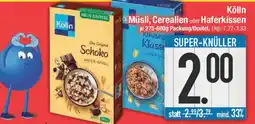 E-Center Kölln Müsli, Cerealien oder Haferkissen Angebot