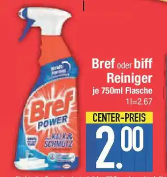 E-Center Bref oder biff Reiniger Angebot