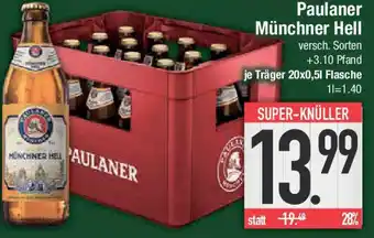 E-Center Paulaner Münchner Hell Angebot