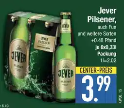 E-Center Jever Pilsener Angebot