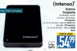 E-Center Intenso Externe Festplatte Angebot