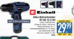 E-Center Einhell Akku-Bohrschrauber BT-AS 12 Li Kit Angebot