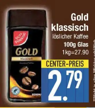 E-Center Gold klassisch Angebot