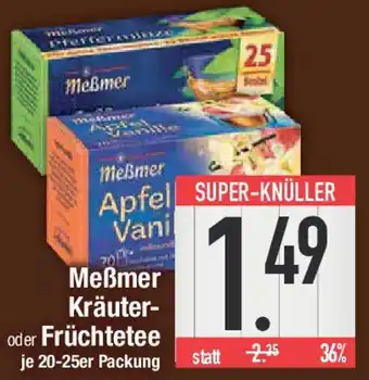 E-Center Meẞmer Kräuter- oder Früchtetee Angebot